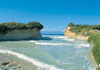 Secluded beach, Sidari, Corfu